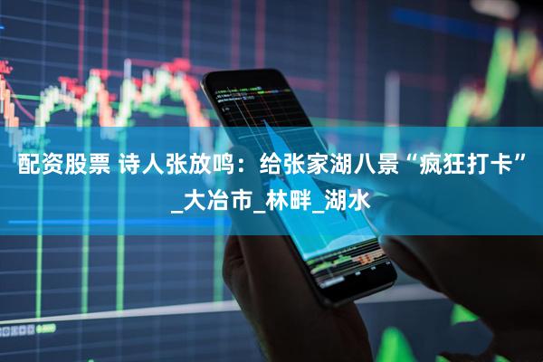 配资股票 诗人张放鸣：给张家湖八景“疯狂打卡”_大冶市_林畔_湖水